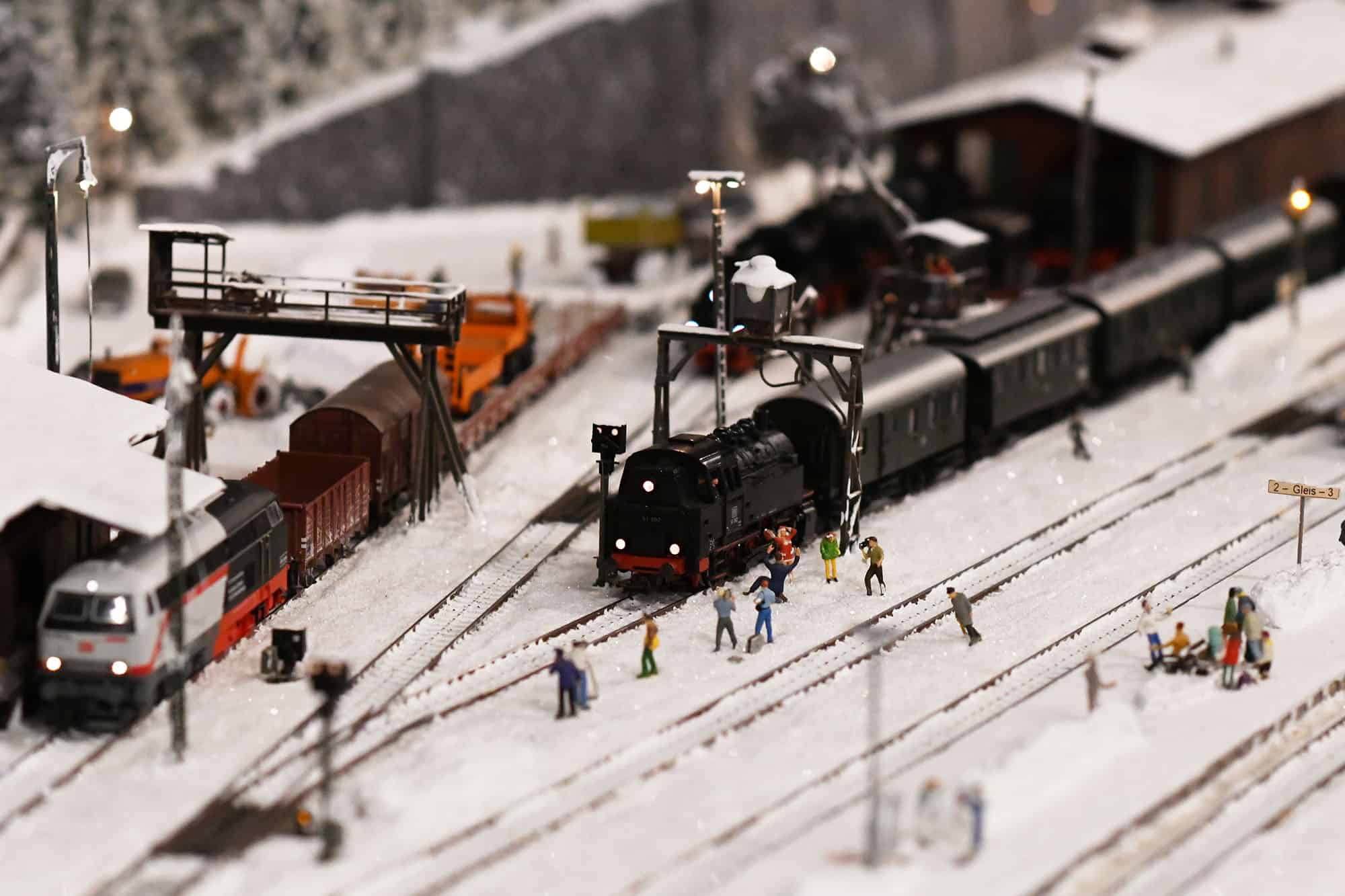 Winterlandschaft Lippstädter Eisenbahnfreunde